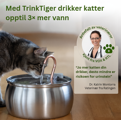Kattefontene™ – Beskytt katten mot uttørking