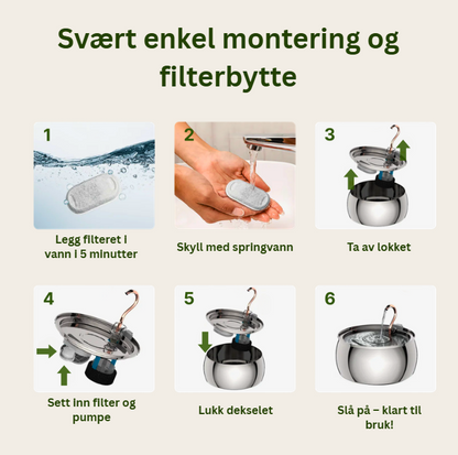 Kattefontene™ – Beskytt katten mot uttørking